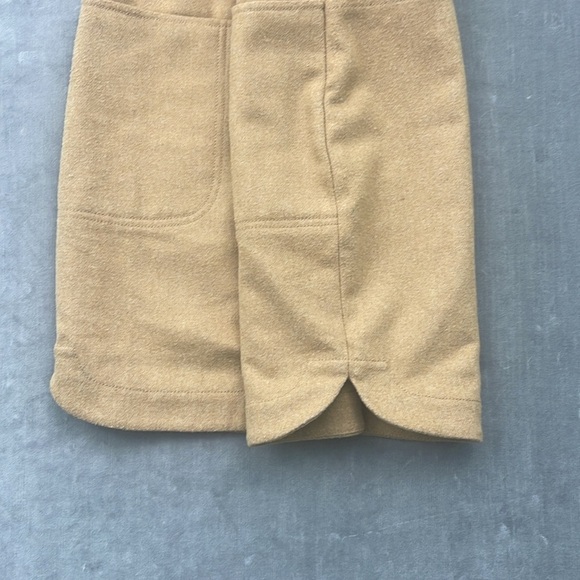 Vineyard Vines Wool Blend Lightweight Lined Mini Skirt Camel Size 0 - Picture 4 of 7